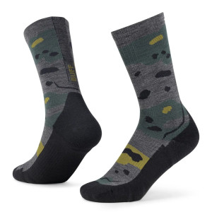 Skarpety BUFF Light Weight Merino Wool Crew Socks grey