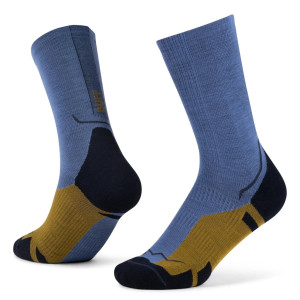 Skarpety BUFF Light Weight Merino Wool Crew Socks blue