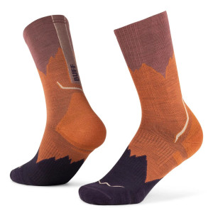 Skarpety BUFF Light Weight Merino Wool Crew Socks ginger