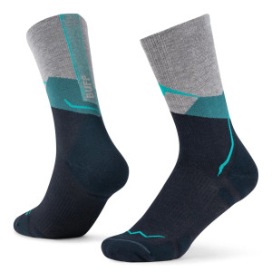 Skarpety BUFF Light Weight Merino Wool Crew Socks teal