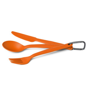Zestaw sztućców SEA TO SUMMIT Camp Cutlery Set [3 Piece] burnt orange