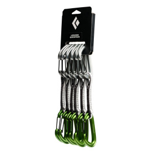 Zestaw ekspresów BLACK DIAMOND Litewire Quicpack 12 cm envy green