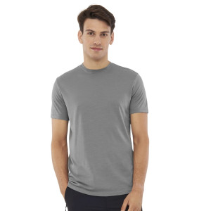 Koszulka VIKING Salen Merino Man T-Shirt light grey