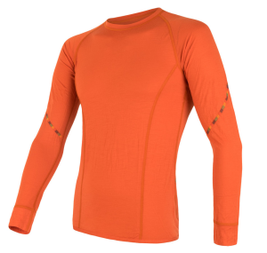 Koszulka SENSOR MERINO AIR TEE LS Men orange