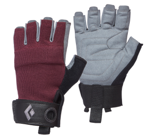 Rękawiczki BLACK DIAMOND Women's Crag Half-Finger Gloves bordeaux