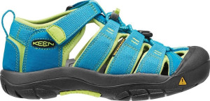 Sandały KEEN NEWPORT H2 KIDS/YOUTH hawaiian blue/green glow