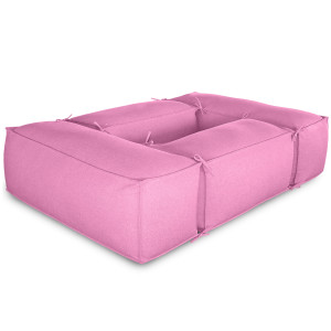 EvergreenWeb Salottino da esterno 2+2 moduli Rosa
