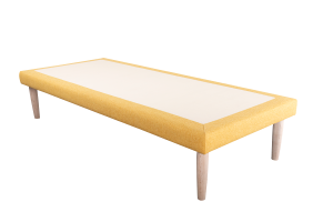 EvergreenWeb Sommier Base Letto 120x190 cm Giallo
