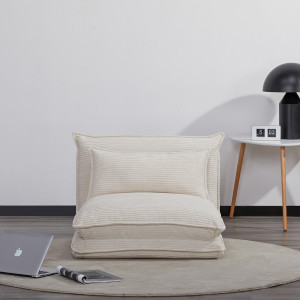 EvergreenWeb Divano Letto Futon   KUMO Bianco Singolo