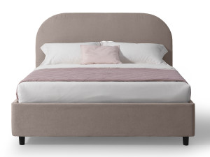 EvergreenWeb Letto Matrimoniale con Contenitore CADIZ Beige