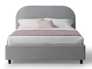 EvergreenWeb Letto Matrimoniale con Contenitore CADIZ Grigio