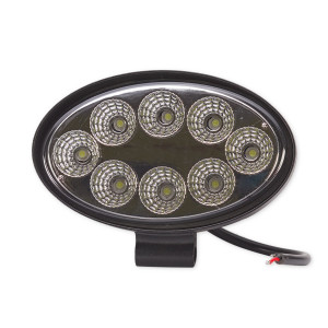 Lampa robocza 48 led, 24 W, 1000 LM, owalna 140x85x55 mm