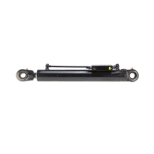 Siłownik hydrauliczny dwustronnego działania z zaworem PZH prawy z regulowanym uchem 80/45/500 FI40