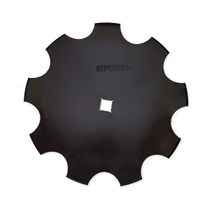Talerz do talerzówki 460 mm x 3,5 mm, uzębiony, kwadrat 30×30, Z-9, stal sprężynowa