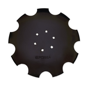Talerz do talerzówki 460 mm x 3,5 mm, uzębiony, 6 otworów, Z-9, stal borowa
