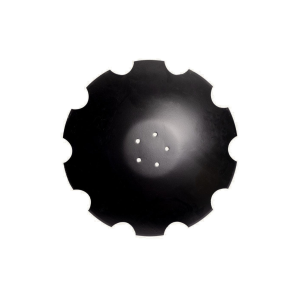 Talerz do talerzówki 560 mm x 4 mm, uzębiony, 5 otworów, Z-10, stal borowa