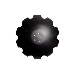 Talerz do talerzówki 510 mm x 3,5 mm, uzębiony, 5 otworów, Z-10, stal borowa