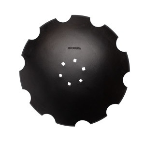 Talerz do talerzówki 610 mm x 5 mm, uzębiony, 6 otworów, Z-10, stal sprężynowa