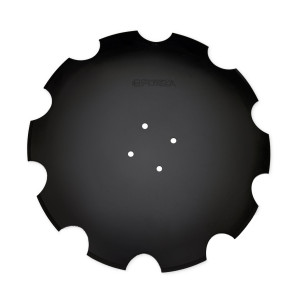 Talerz do talerzówki 610 mm x 5 mm, uzębiony, 4 otwory, Z-10, stal sprężynowa