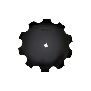 Talerz do talerzówki 510 mm x 3,5 mm, uzębiony, kwadrat 30×30, Z-10, stal borowa