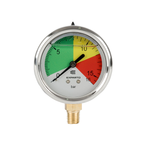 Manometr do opryskiwacza glicerynowy 0-16 Bar gwint M12x1,5 FI 63 mm