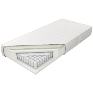 Materac Estrella Lux LXI M&K foam Koło Rozmiar - 100x200, Pokrowiec - Cotton Natural, Strefy twardości - 7 stref twardości