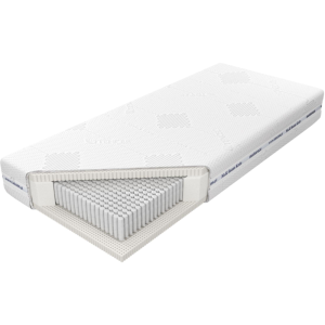 Materac Czar Nocy Talalay Natural H2 M&K foam Koło Rozmiar - 200x200, Pokrowiec - Talalay Grey