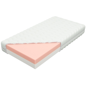 Materac Junior Soft LXI M&K foam Koło Rozmiar - 180x200, Pokrowiec - Cotton Natural, Twardość materacy - H2 - średni