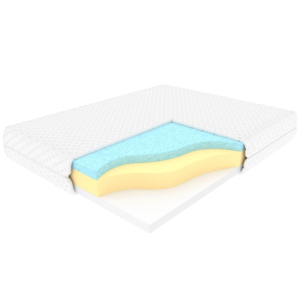 Materac Pro piankowy GUENO Rozmiar - 140x200, Pokrowiec Gueno - Gold