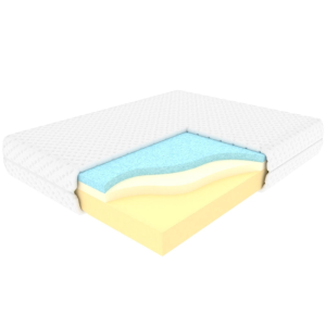 Materac Plus termoelastyczny GUENO Rozmiar - 140x200, Pokrowiec Gueno - Silver Plus