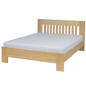 Łóżko bukowe LK186 DREWMAX Rozmiar - 180x200, Kolor łóżek Drewmax - buk mokka