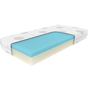Materac MILO 2.0 piankowy GUENO Rozmiar - 90x200, Twardość materacy - H2 - średni, Pokrowiec Gueno - Gold
