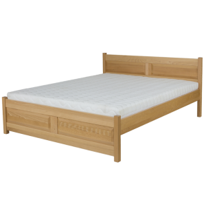 Łóżko bukowe LK109 DREWMAX Rozmiar - 180x200, Kolor łóżek Drewmax - rustika