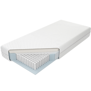 Materac Multipocket Talalay X5 H2 M&K Foam Koło Rozmiar - 90x200, Pokrowiec - Cotton Lux