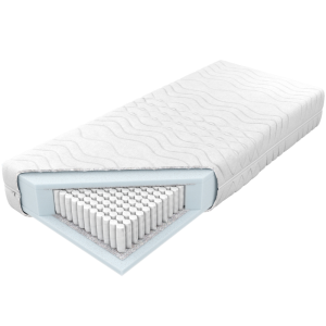 Materac Amsterdam 35 H2 M&K foam Koło Rozmiar - 160x200, Pokrowiec - Soya, Strefy twardości - 7 stref twardości