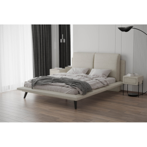 Łóżko tapicerowane 81264 M&K foam Koło Tkanina łóżek Koło - grupa 6, Szerokość - 120cm