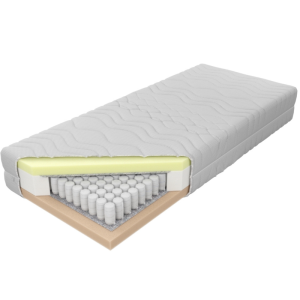 Materac Pocket High H2 M&K foam Koło Rozmiar - 120x200, Pokrowiec - Impuls