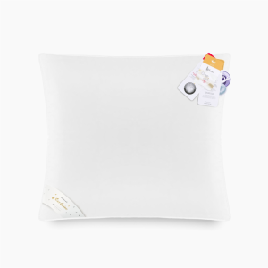 Poduszka puchowa 100% export trzykomorowa AMZ Royal Rozmiar - 50x60, Kolor poduszek i kołder - biały, Rodzaj poduszek - trzykomorowa