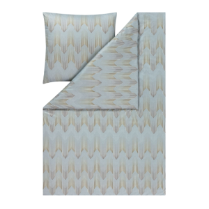 Pościel mako interlock jersey CIELO 6613 Estella Rozmiar - 155/160x200, kolor pościeli - 640 azur
