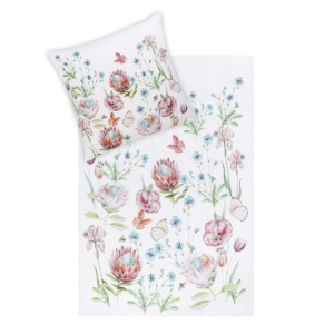 Pościel bio bawełna JOSEFA 3422 Estella Rozmiar - 155/160x200, kolor pościeli - 985 multicolor