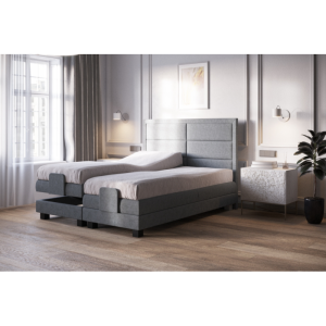 Łóżko kontynentalne COMFORT M&K foam Koło Rozmiar - 180x200, Sterowanie stelaża - pilot bezprzewodowy, Tkanina łóżek Koło - grupa 2, Typ łóżka - bez pojemnika, stelaż elektryczny