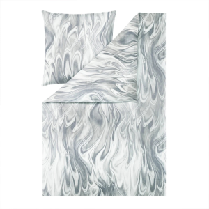 Pościel mako interlock jersey KLAAS 6367 Estella Rozmiar - 155/160x200, kolor pościeli - 810 grau