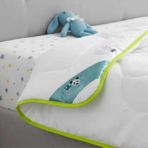 Komplet dziecięcy AMZ PANDA BAMBOO Rozmiar - 90x120, Kolor poduszek i kołder - biały
