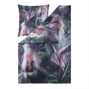 Pościel mako satyna KENDRA 4834 Estella Rozmiar - 155/160x200, kolor pościeli - 670 aubergine