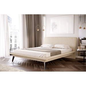 Łóżko tapicerowane 81282 M&K foam Koło Rozmiar - 180x200, Tkanina łóżek Koło - grupa 5, Typ łóżka - bez pojemnika i stelaża