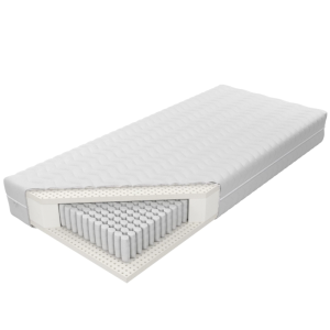  H3 - twardy M&K Foam KOŁO 80x200 1 strefa twardości Pokrowiec - Tencel