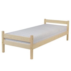 Łóżko sosnowe LK157 DREWMAX Rozmiar - 80x200, Kolor łóżek Drewmax - dąb