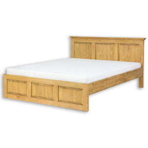 Łóżko sosnowe LK702 DREWMAX Rozmiar - 90x200, Kolor łóżek Drewmax - brunatny wosk