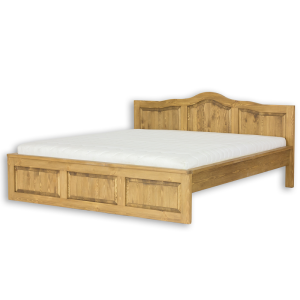Łóżko sosnowe LK703 DREWMAX Rozmiar - 180x200, Kolor łóżek Drewmax - sosna bezbarwna