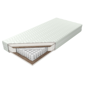  H3 - twardy M&K Foam KOŁO 180x200  Pokrowiec - Aloe Vera